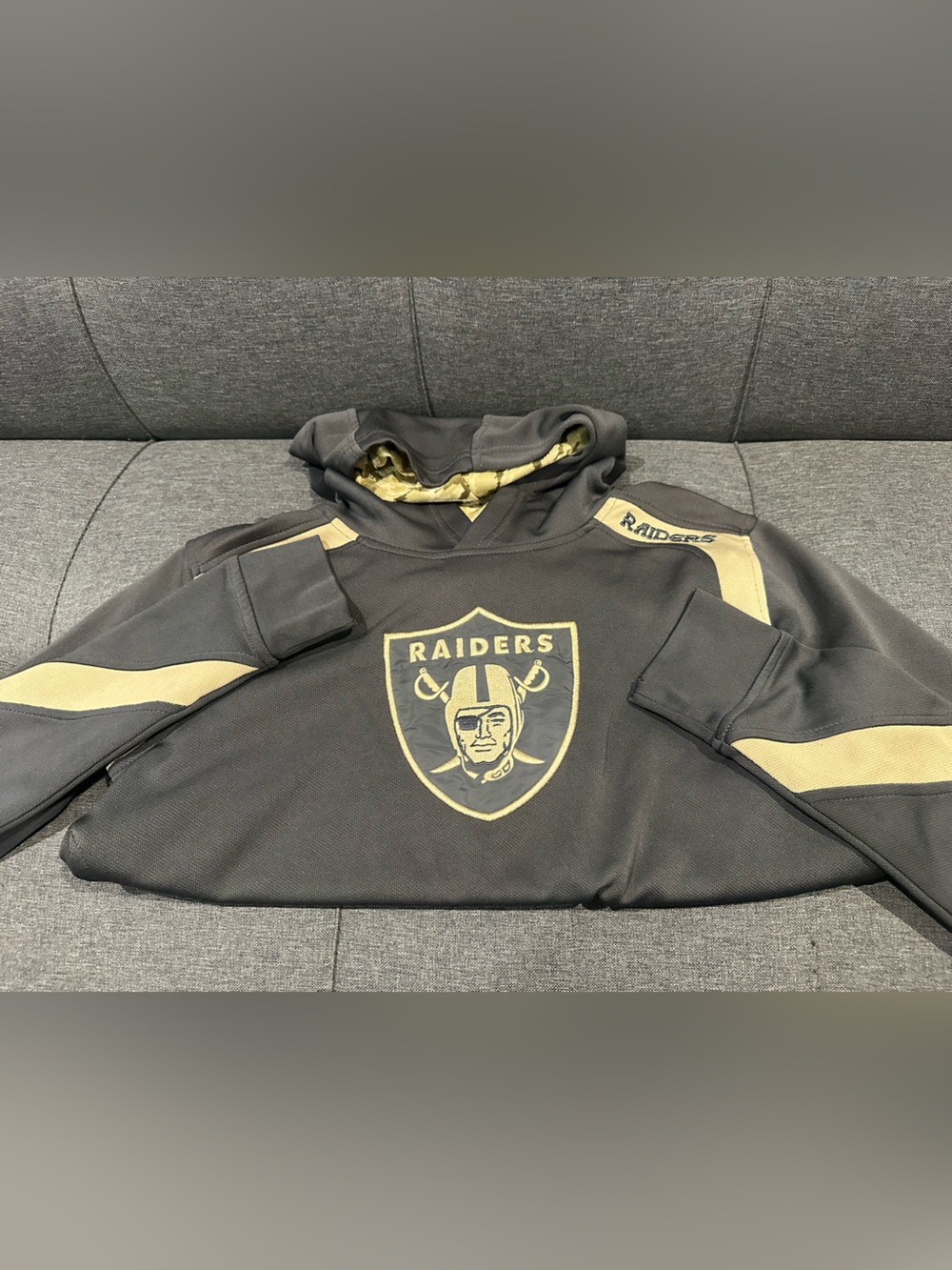 Youth Raiders Black & Gold Pullover Hoodie